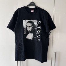 Supreme Mona Lisa T-Shirt Tee size Large L Black SS18