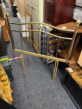 single headboard 3 ft brass