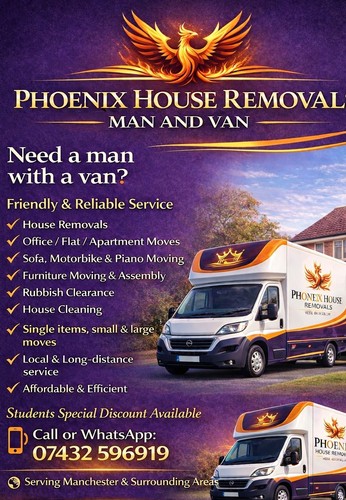 Man and van - and, house