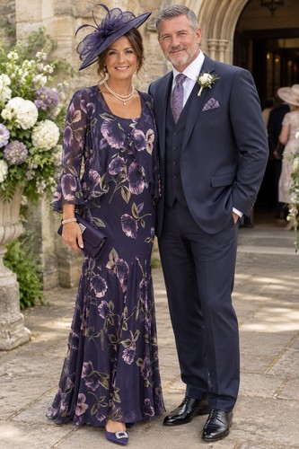 Chesca purple floral maxi - floral,