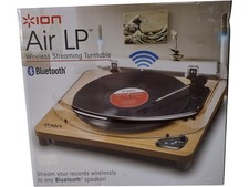 Ion Air LP Wireless Streaming Turntable Bluetooth RCA Aux