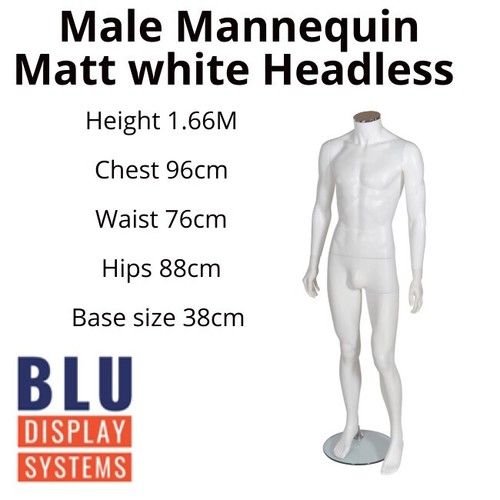 Male matt white - male,