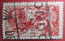 1934 5 Shilling Red George V