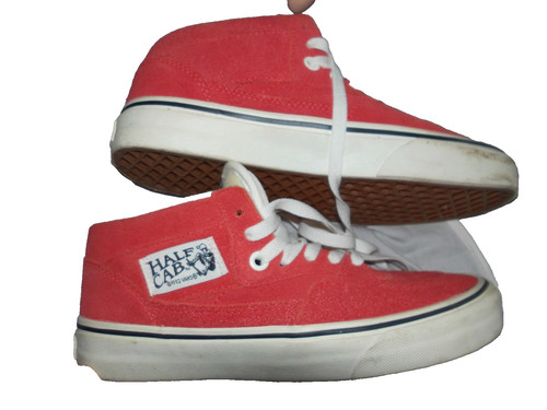 Vans red suede half - , cab