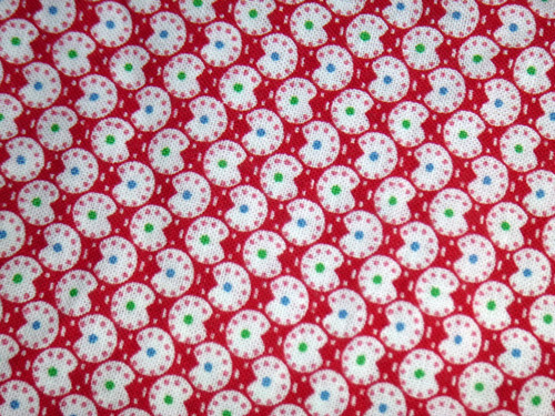 Vtg feedsack fabric incomplete - vtg,