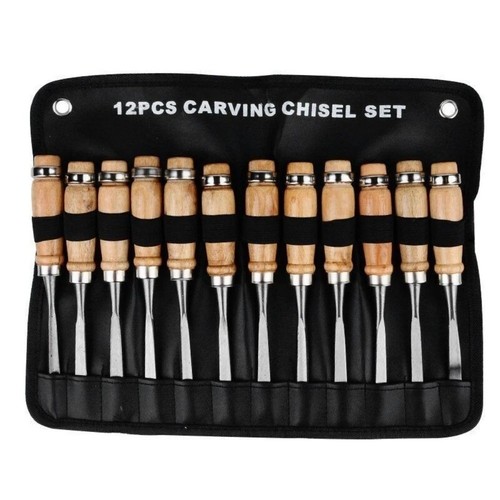 12pcs wood carving - carving, chisel