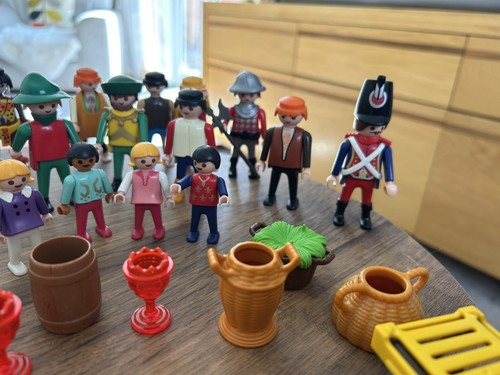Vintage playmobil figures and - vintage,