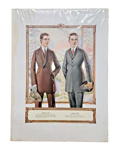 1920 antique men suiting - 1920's,