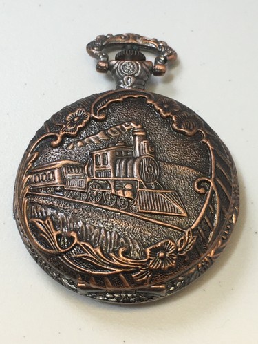 Pocket watch train railroad - train,