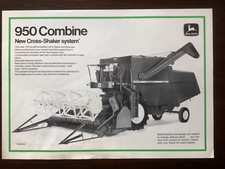 JOHN DEERE 950 COMBINE HARVESTER BROCHURE