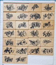 Vintage Wooden Alphabet