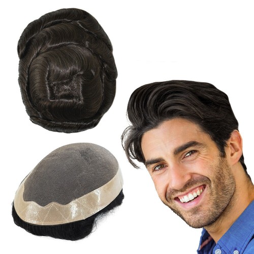 Mens human hair replacement - human,