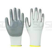 New PU Coasted Safety Work Gloves/ Garden Grip Builder GARDENING Protection