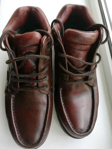 Lacoste mens brown boots - mens, size