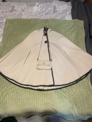 Cream poncho - cream,