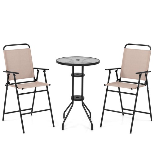 3pcs outdoor bistro set - bistro, patio