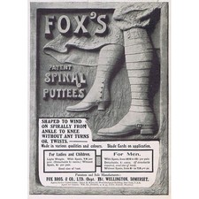 FOX BROS Patent Spiral Puttees
