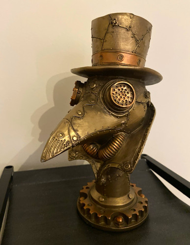 Steampunk plague doctor bust - steampunk,