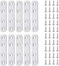 10Pcs Flat Straight Brace