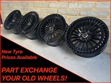 Genuine 21" Mercedes EQC S Class AMG 20 Spoke Gloss Black Alloy Wheels