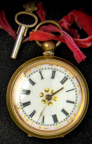 Meltis antique enamel dial - meltis,