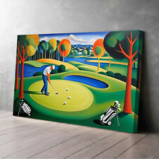 Golf Player #2 Abstract Wall