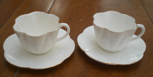 Two antique foley china - foley,