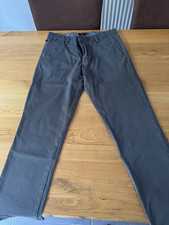 Dockers Khakis Grey Slim Fit Chino Trousers Men's W34 L34
