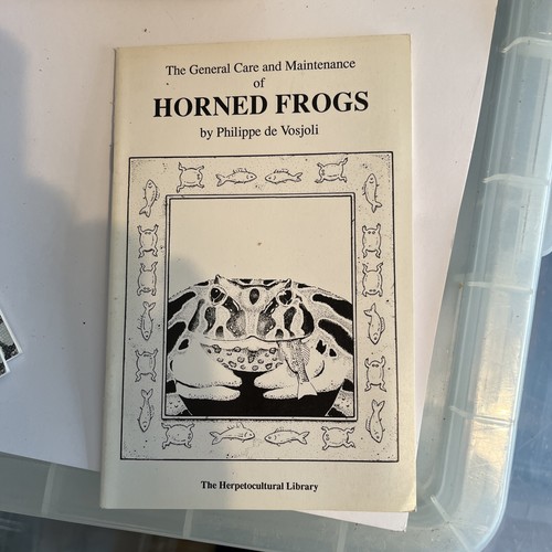Horned frogs general care - frogs, and
