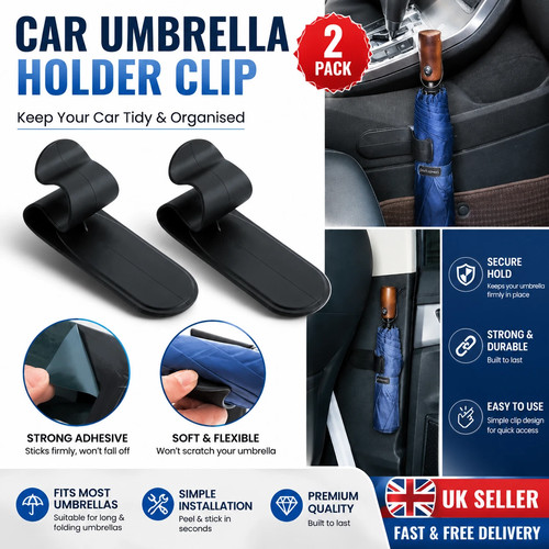 Car umbrella holder hook - car,