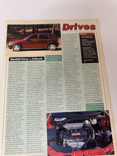 Original 1993 vauxhall - 1993, corsa
