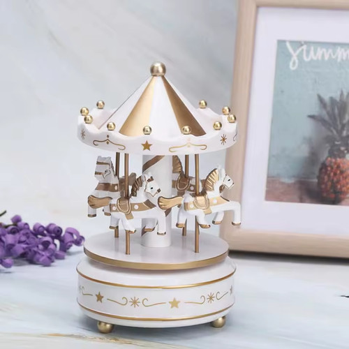 Christmas carousel music box - carousel,