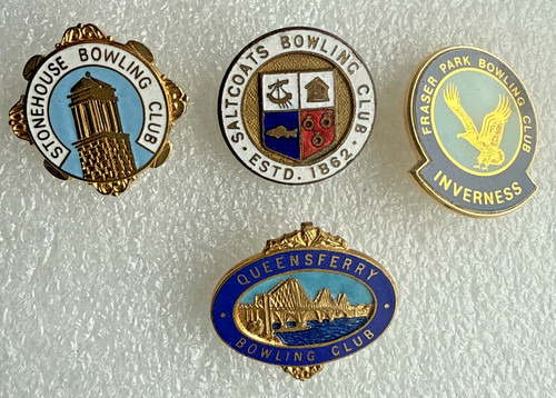 Bowling club badges - bowling,