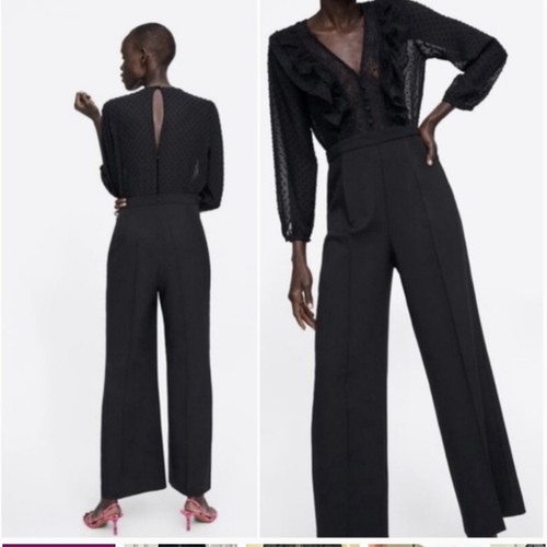 Zara black lace - lace, dot