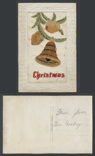 Ww1 silk embroidered old - ww1,