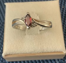 Sterling Silver Marquise