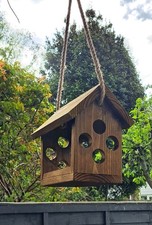 HANDMADE HANGING WOODEN BIRD