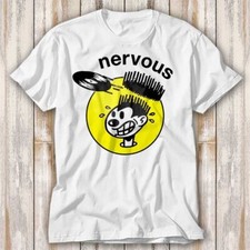 Nervous Records Barbers Music Band Vinyl T Shirt Top Tee Unisex 4231