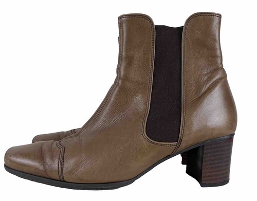 Hogl booties brown leather - booties, 5.5