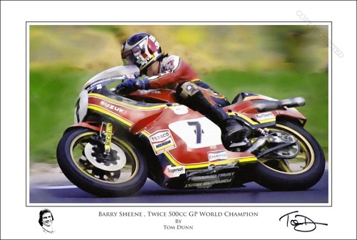 Barry sheene art - sheene, print