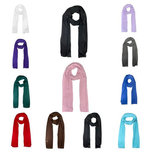 Crepe chiffon scarf - crepe,