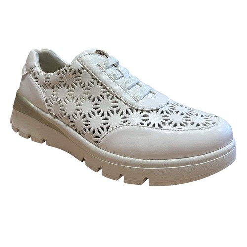 Pitillos 090 white leather - white,