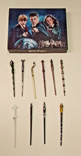 Collection Of 10 Metal Mini Harry Potter Wands In Box