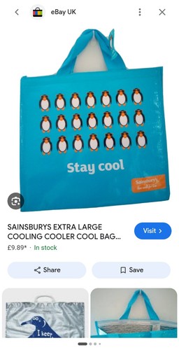 Sainsbury cool bag - sainsbury's, for