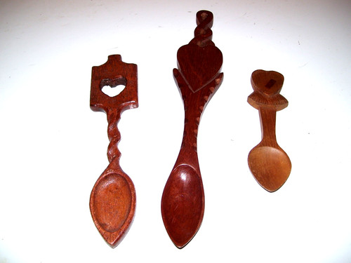 Welsh love spoons - welsh,