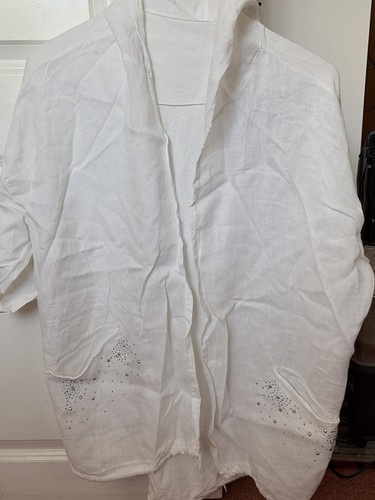 Gorgeous white italian linen - gorgeous,