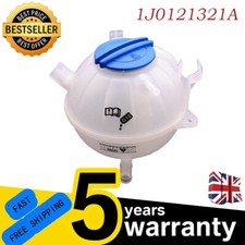 VW / AUDI / SEAT / SKODA COOLANT EXPANSION HEADER TANK BOTTLE & CAP 1K0121407A
