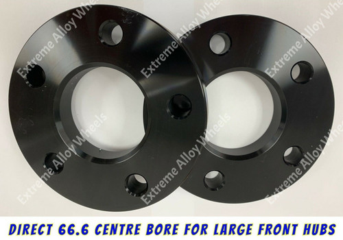 Alloy wheel spacers 10mm - alloy,