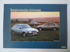 MAZDA 323 RANGE orig 1980 UK