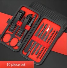 10 PC Mens Pro Steel Manicure